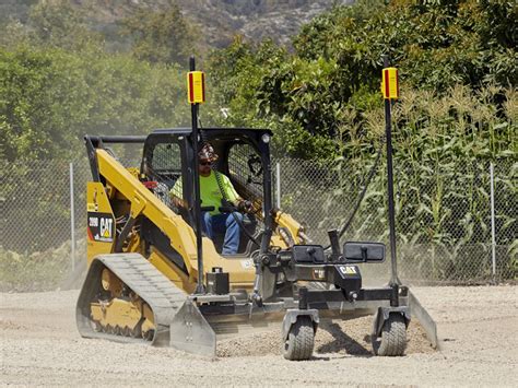 laser grading skid steer|equipment with gps grading system.